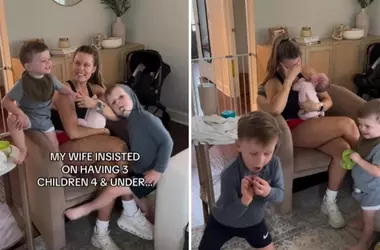 The Joy and Chaos of Raising Three Under Four