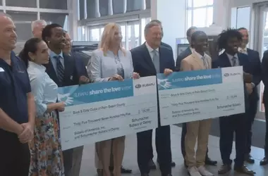 Subaru Dealers Make a Generous Donation to Support Youth Programs in Palm Beach County