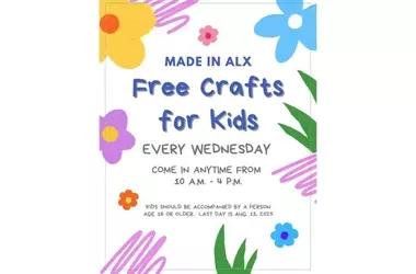Summer Fun: Free Weekly Crafts for Kids at Made in ALX