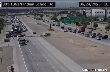 Major Food Truck Crash Leads to Partial Closure of Loop 303 in West Valley