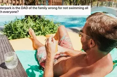 Waterpark Dad Sparks Debate on Family Vacation Responsibilities
