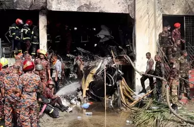 Tragic Plane Crash in Dhaka Claims Multiple Lives at College Campus