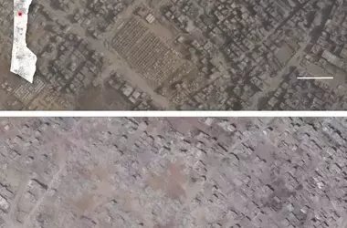 Gaza's Zeitoun Neighborhood Transformed into Desolate Landscape