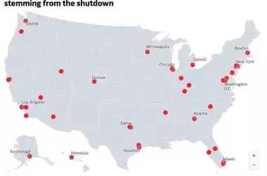 Federal Aviation Administration Imposes Flight Reductions Amidst Government Shutdown